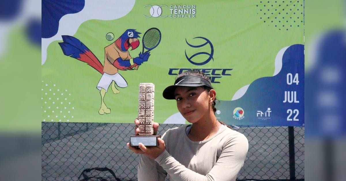 La mexicana Lya Fernández se corona en Cancún Tennis Complex MCV Noticias