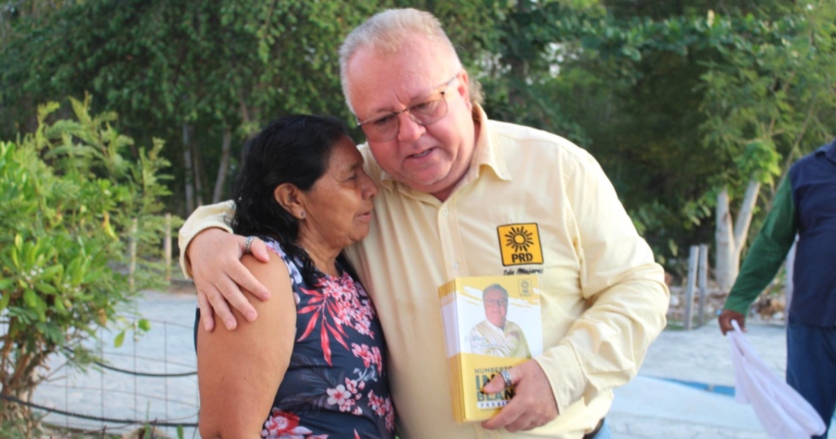 Candidato del PRD en Isla Mujeres llama a votar por Morena