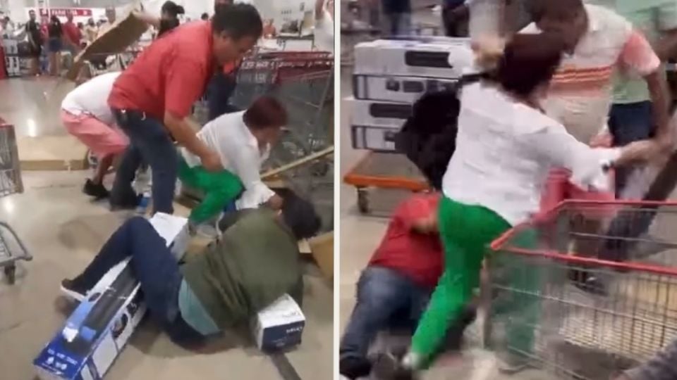 Clientes de Costco llegan a los golpes por llevarse los últimos ventiladores