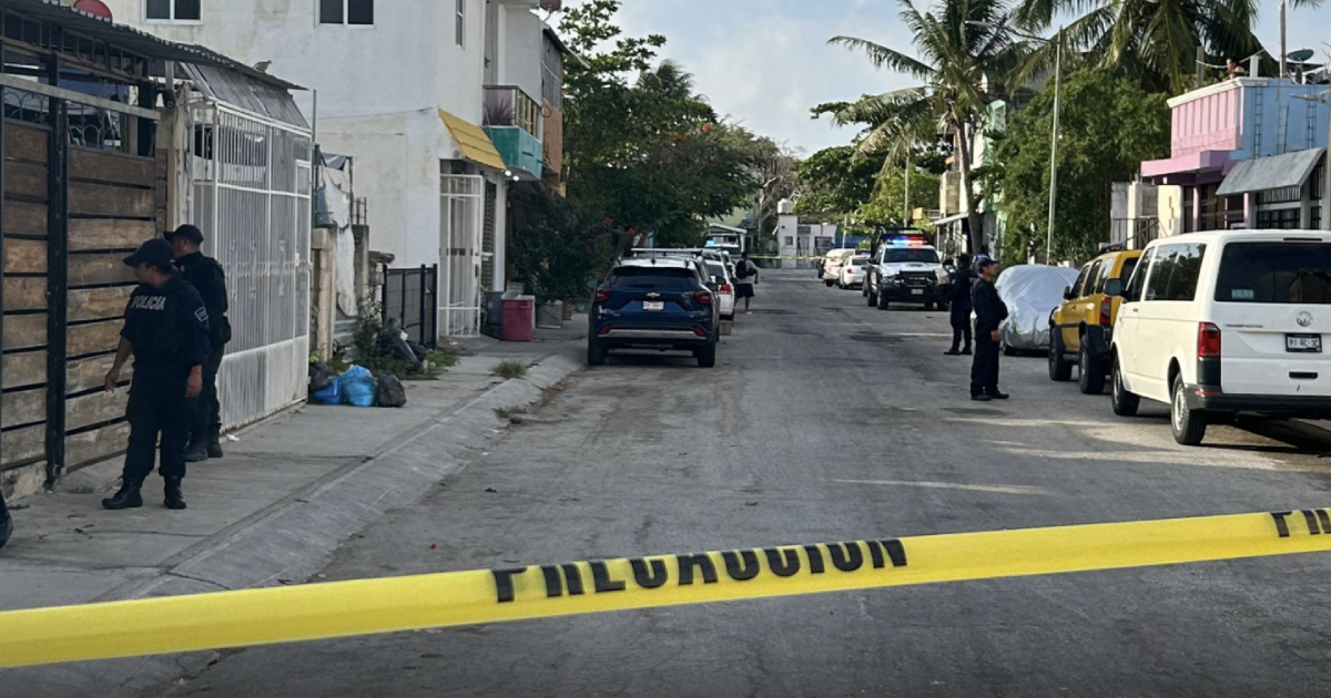 Ejecutan a un hombre en la colonia Misión Villamar 1 de Playa del Carmen