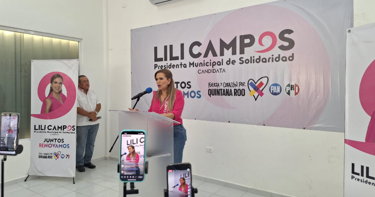 Lili Campos lista para el debate y seguir trabajando en pro de Solidaridad