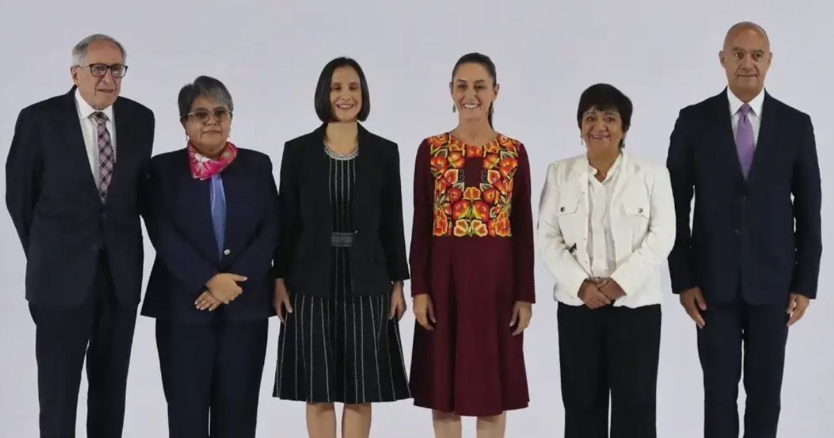 Foto de los nuevos titulares del Gabinete de Claudia Sheinbaum