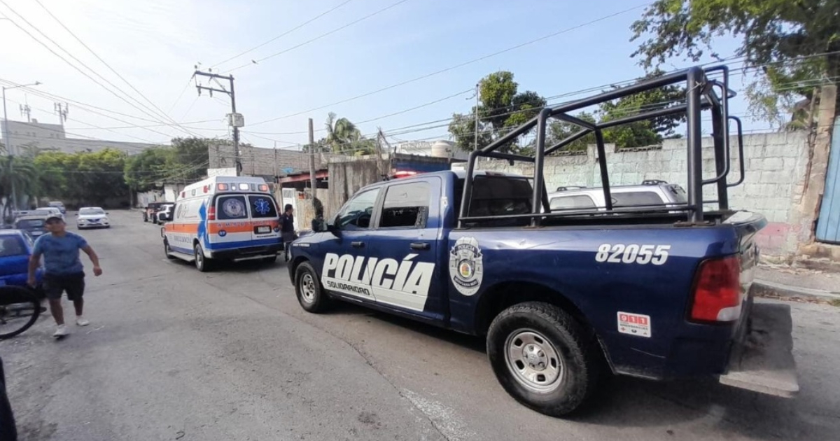 Imagen de la policía en el lugar de los hechos