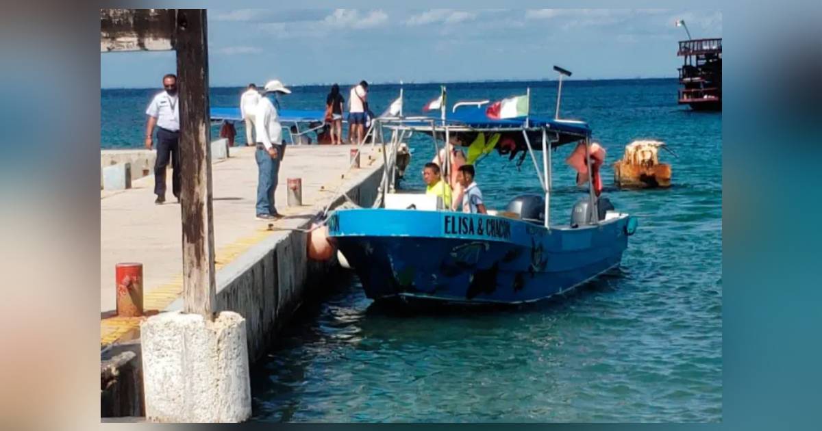 Turista muere ahogado al caer de una embarcación en Cozumel