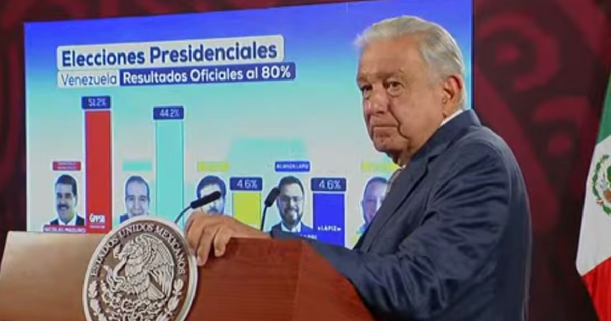 AMLO acusa a EUA de imprudencia al reconocer a Edmundo González en Venezuela