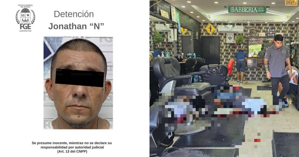 Cae el primero de dos sicarios que mataron a 2 e hirieron a 4 personas en una barbería