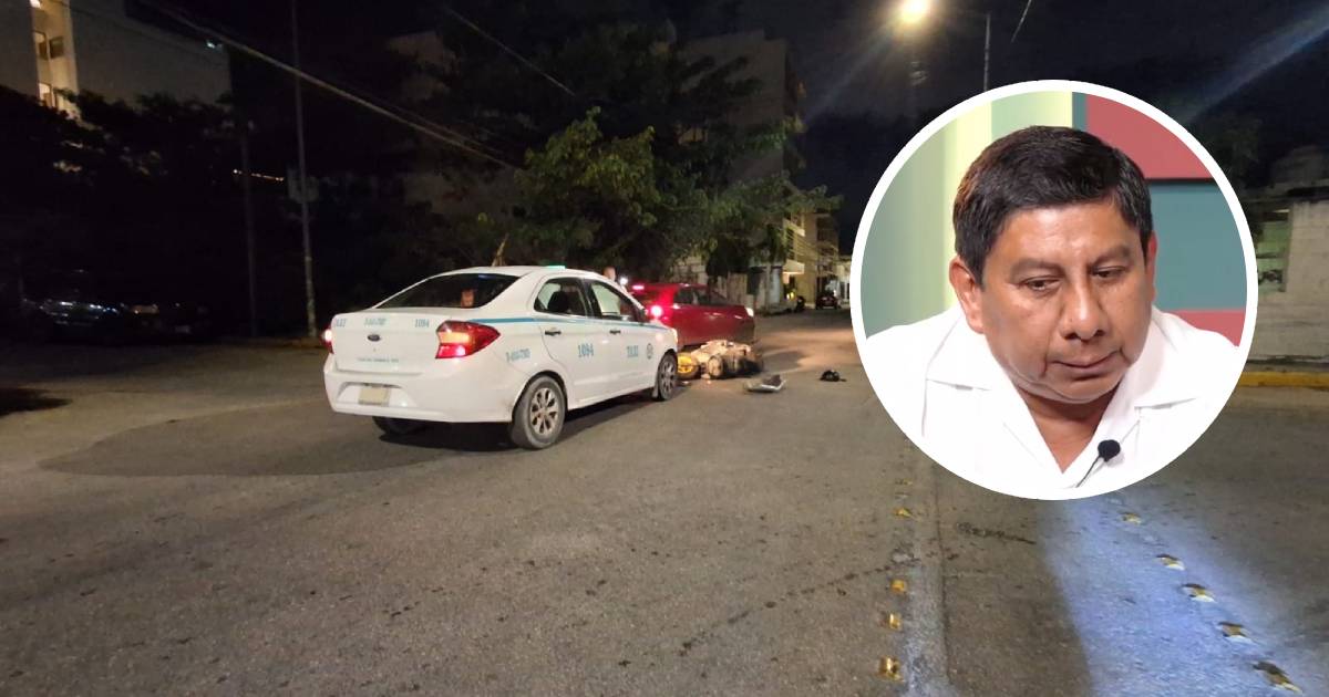 El conocido abogado y activista Javier Tun Jiménez fue golpeado ayer por un taxista del Sindicato “Lázaro Cárdenas del Río”