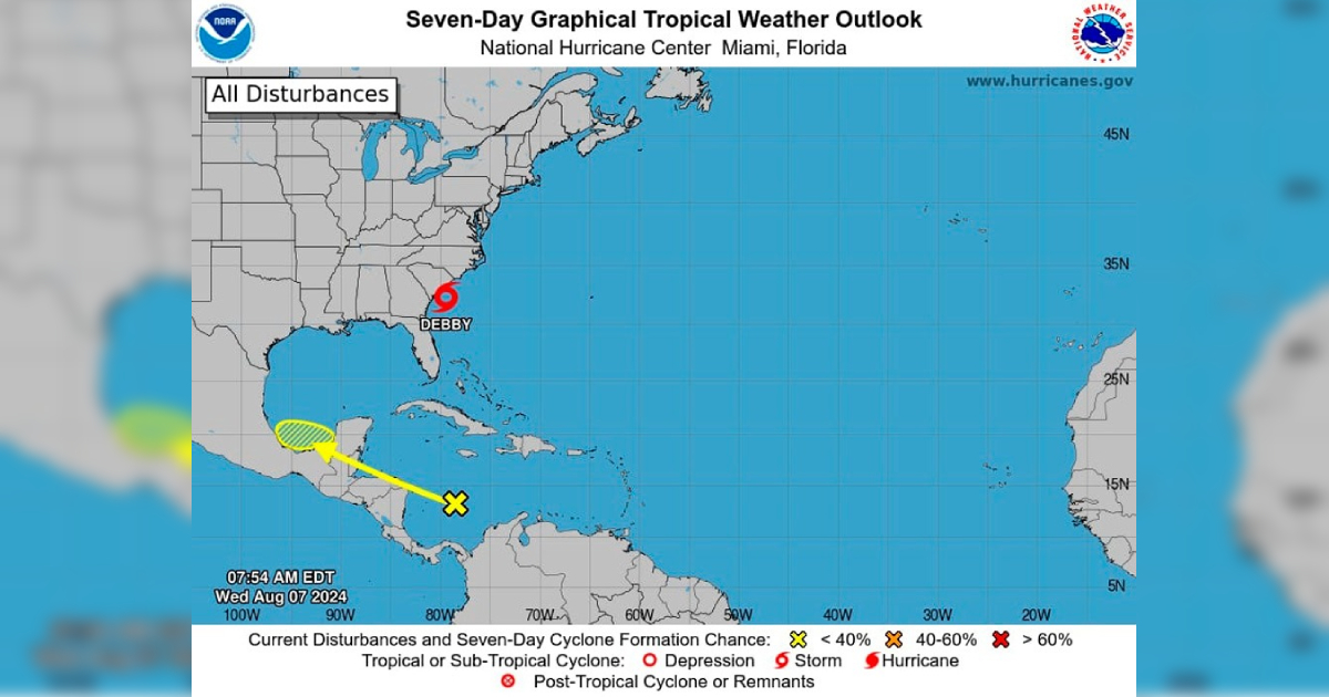 Pierde fuerza la zona de baja presión en el Caribe