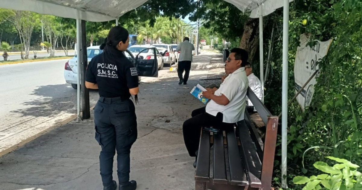 Refuerza Seguridad Ciudadana acciones contra el acoso sexual en Puerto Morelos