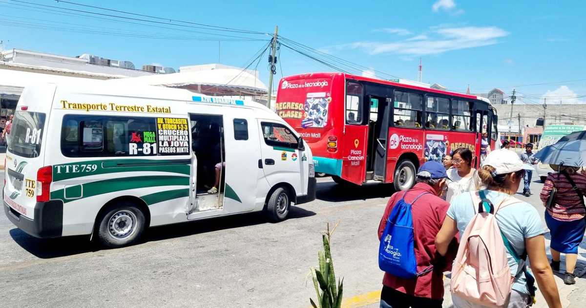 Conductor de transporte en Quintana Roo pierde licencia por riesgo a pasajeros