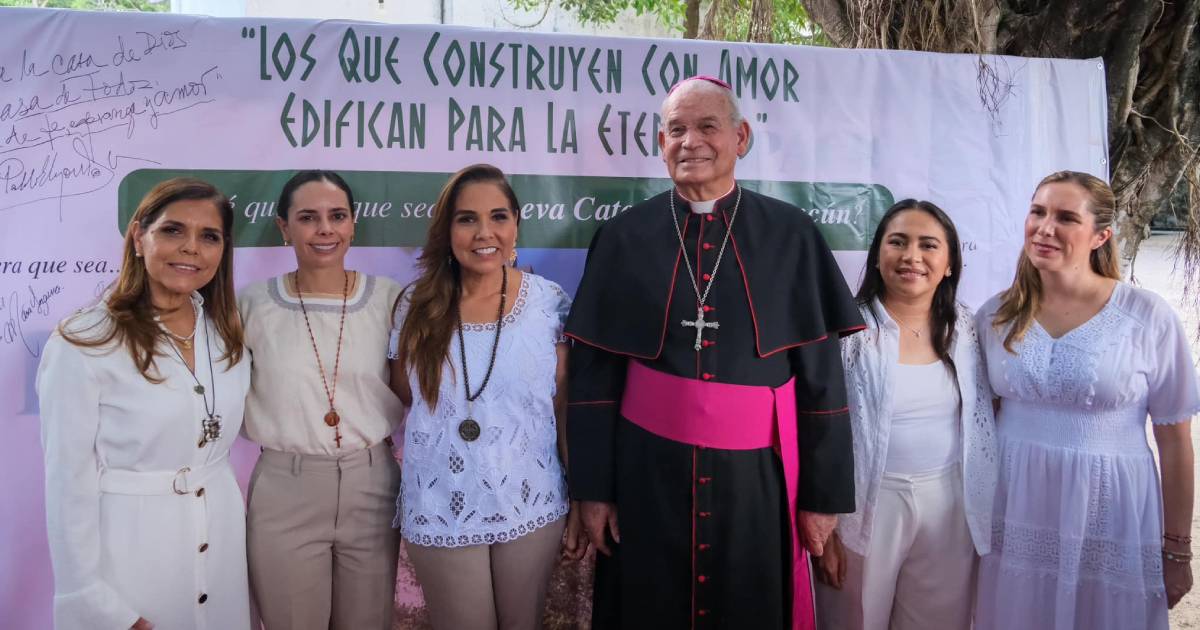 Cancún inicia construcción de catedral con cruz atrial