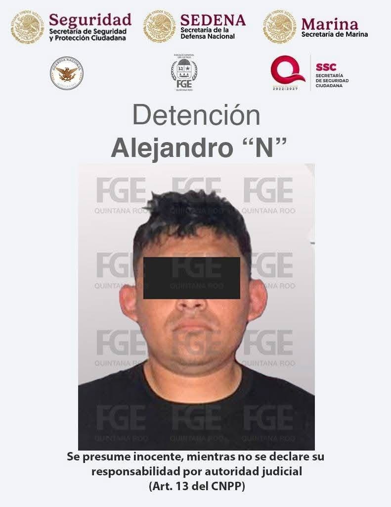 Detenidos de doble homicidio en Benito Juárez