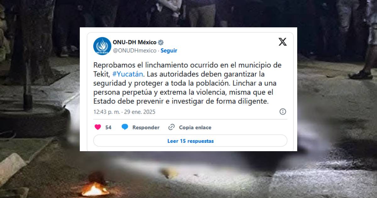 Tekit enfrenta condena de la ONU.