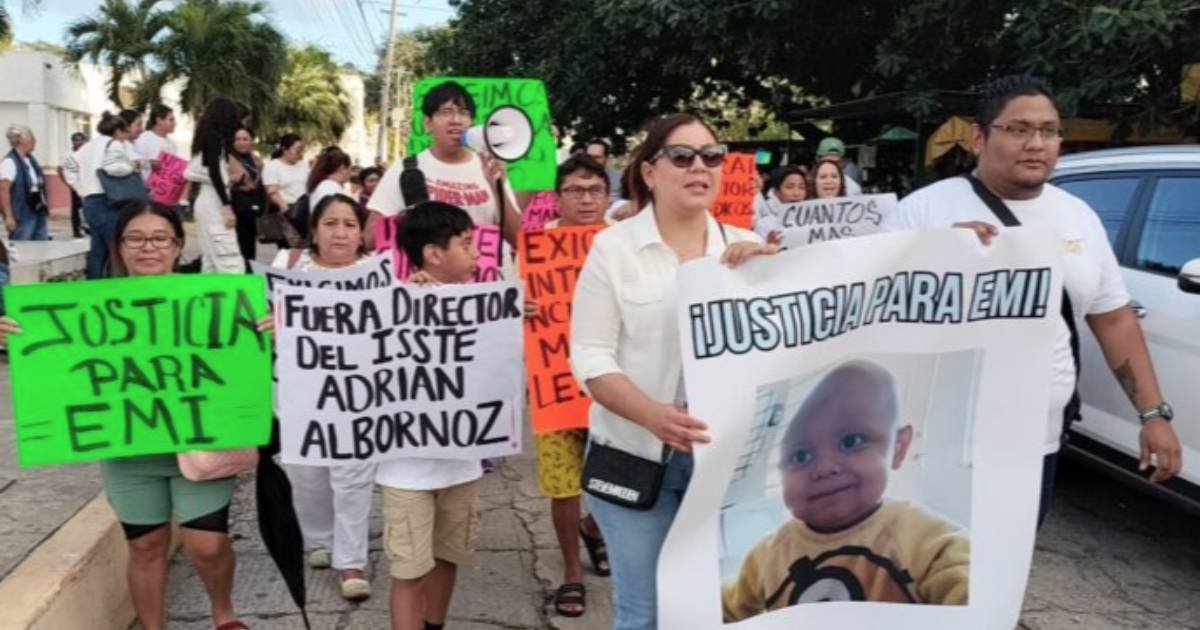 Protesta por la muerte de Emiliano