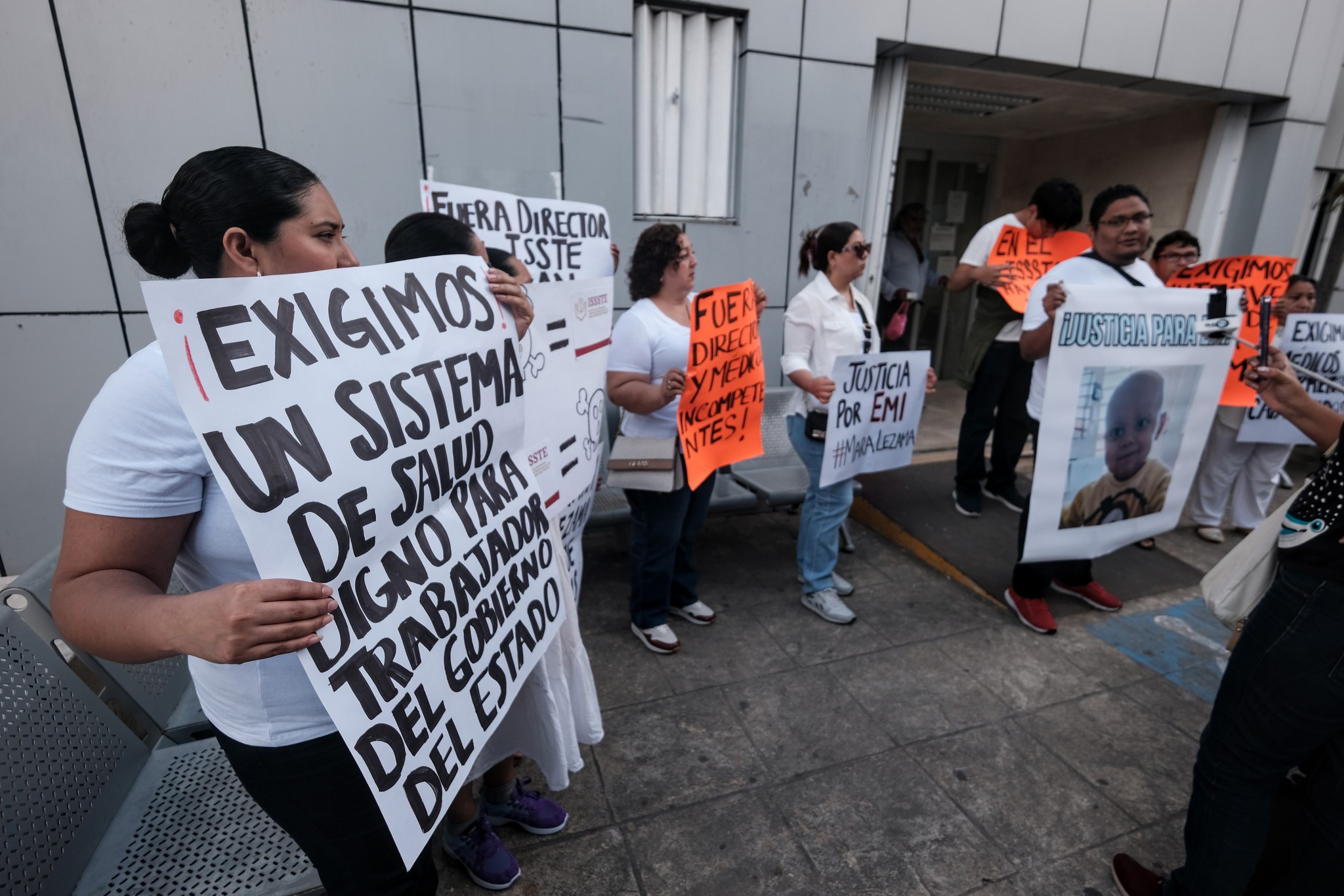 Protesta por la muerte de Emiliano