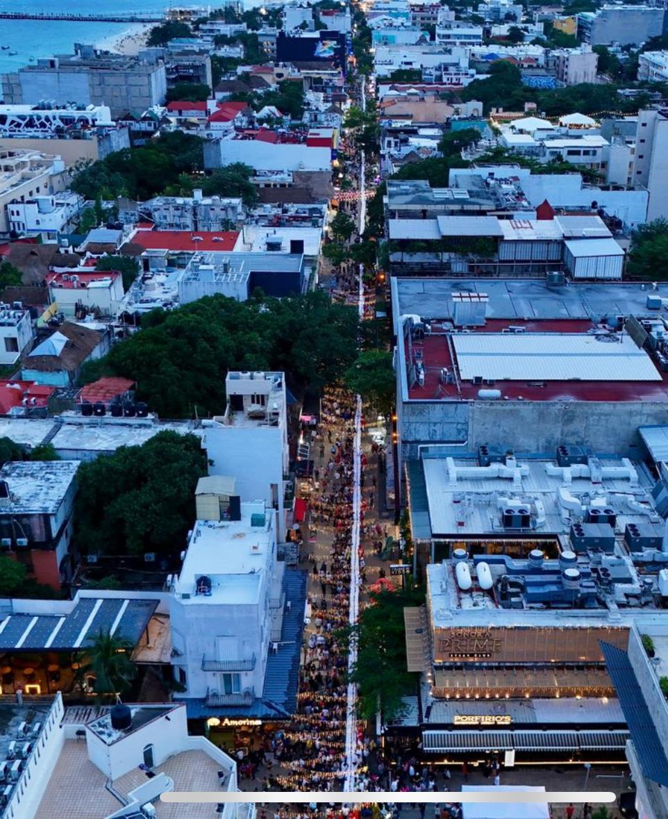 Playa del Carmen celebra la monumental Rosca de Reyes 2025