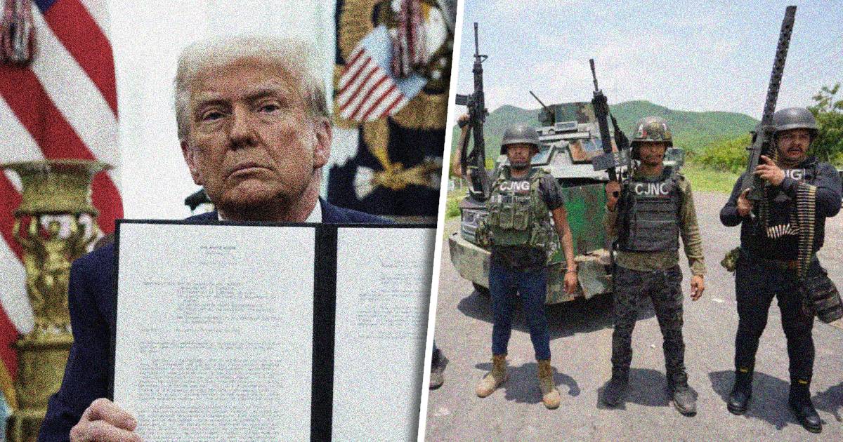 Trump coloca a cárteles en lista terrorista