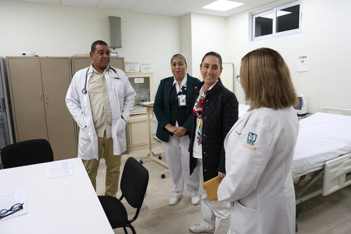 Sheinbaum refuerza sector salud con médicos extranjeros